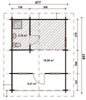 садовый домик 520